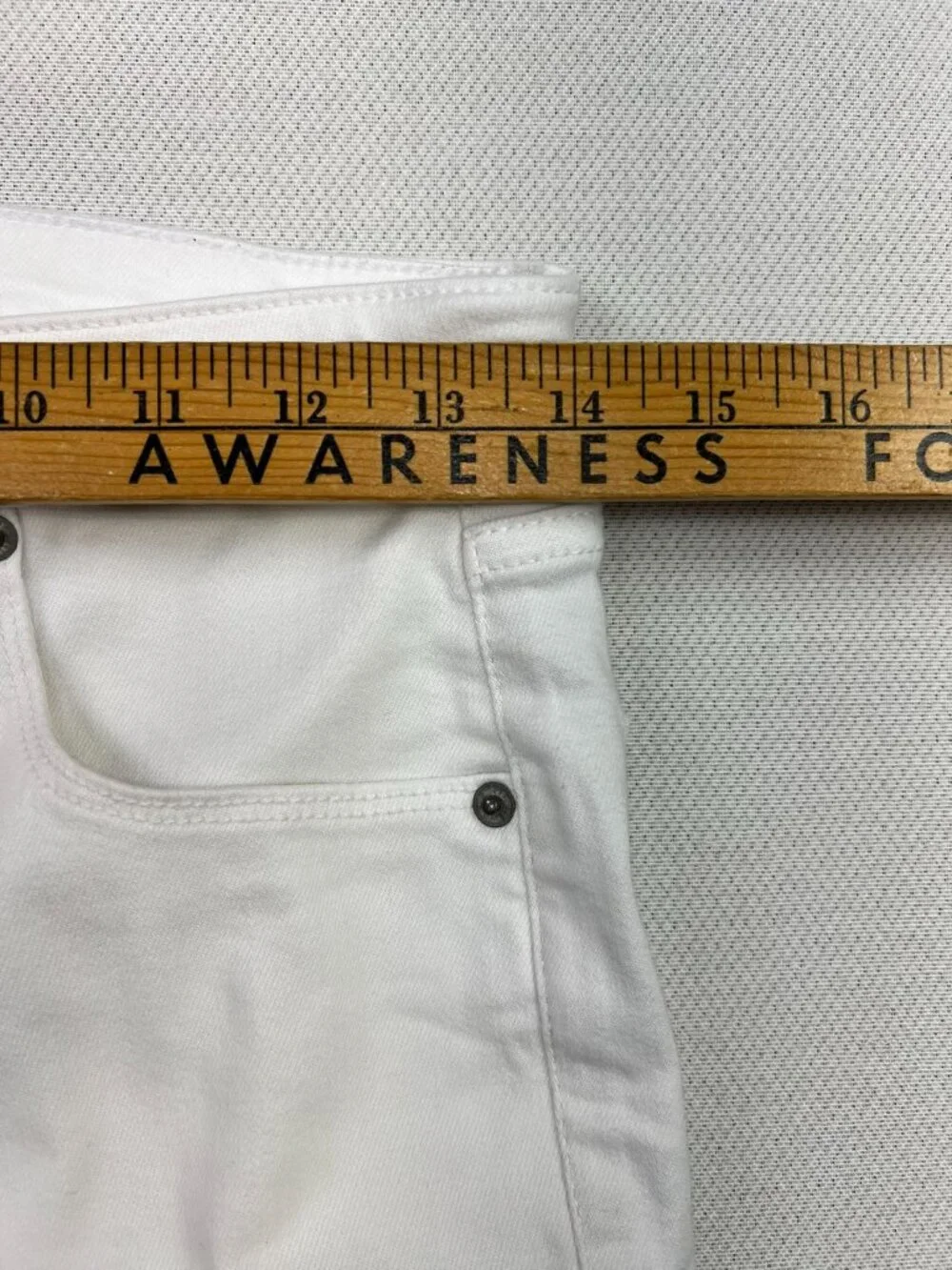 Abercrombie & Fitch Curve Love Super Skinny Ankle High Rise Jeans Sze 28/6 White